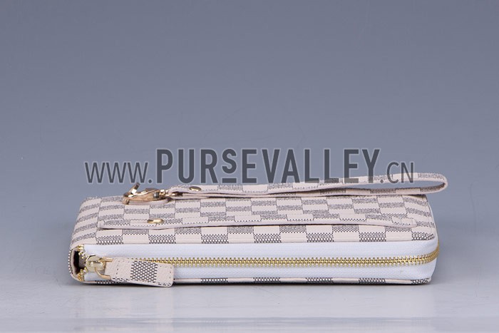 Louis Vuitton Damier Azure Mini iPad Clutch with Hand Strap