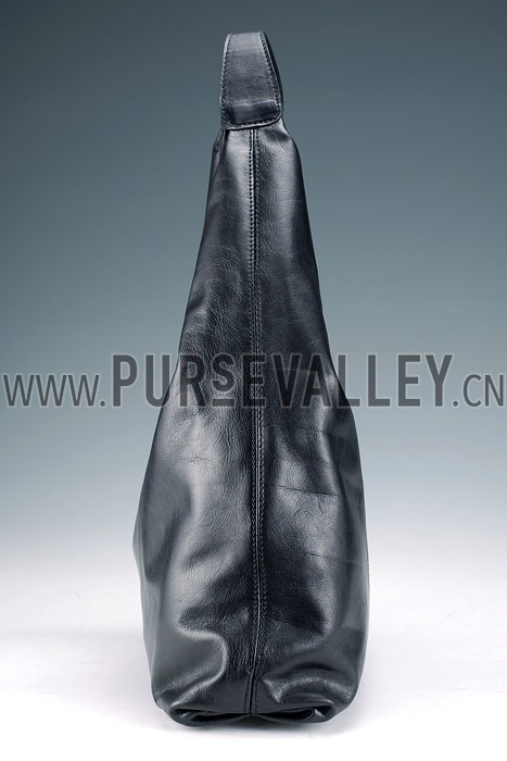 Gucci Soho Large Hobo with Embossed Interlocking G Black