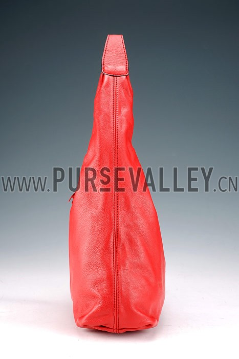 Gucci Soho Large Hobo with Embossed Interlocking G Red