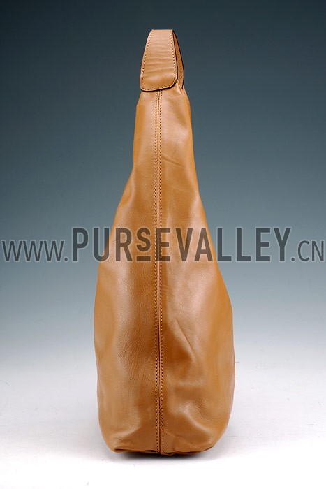 Gucci Soho Large Hobo with Embossed Interlocking G Tan