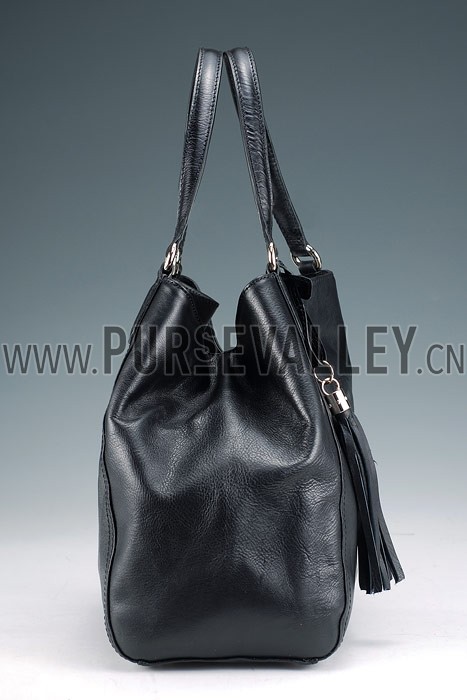 Gucci Soho Medium Shoulder Bag Dark Black