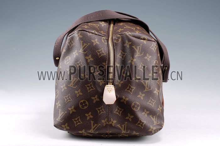 Louis Vuitton Monogram Macassar Weekender Beaubourg MM