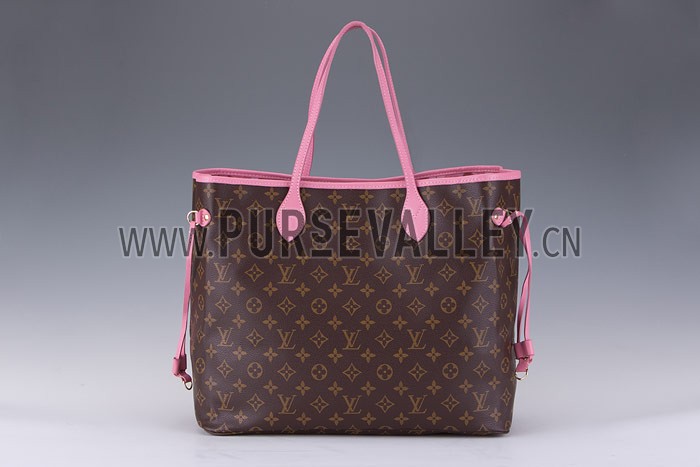 Louis Vuitton Monogram Neverfull GM Rose Velours