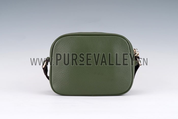 Gucci Soho Disco Shoulder Strap Bag Olive