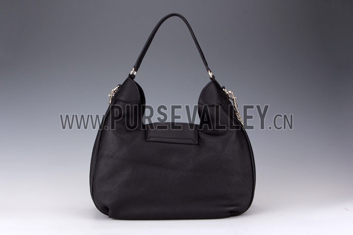 Gucci Emily Black Leather Hobo