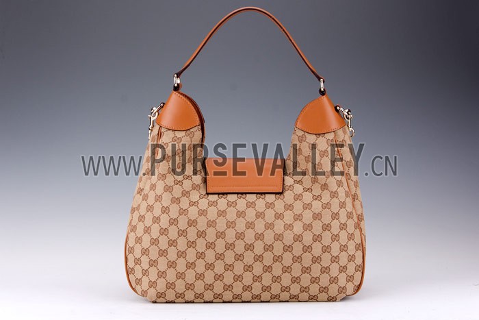 Gucci Emily Cognac Leather Hobo