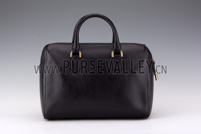 Mulberry Del Rey Black Leather Top Handle Bag