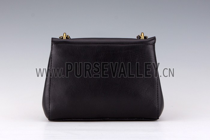 Mulberry Lily Black Leather Shoulder Bag