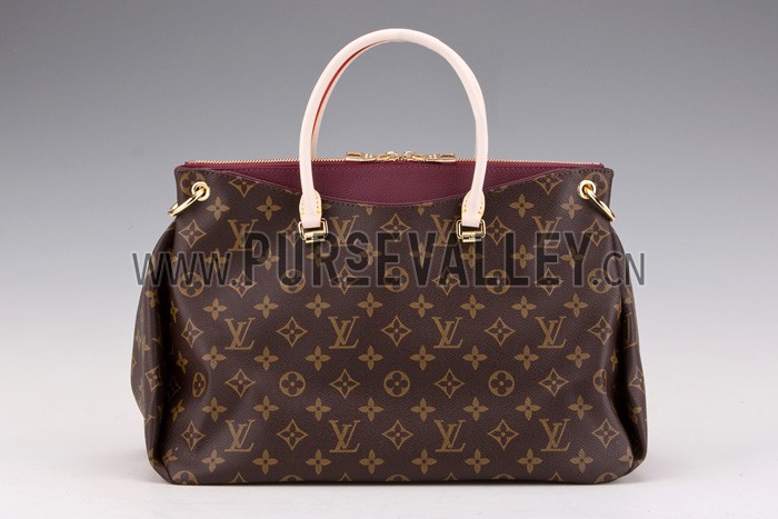 Louis Vuitton Monogram Pallas Dark Red GM