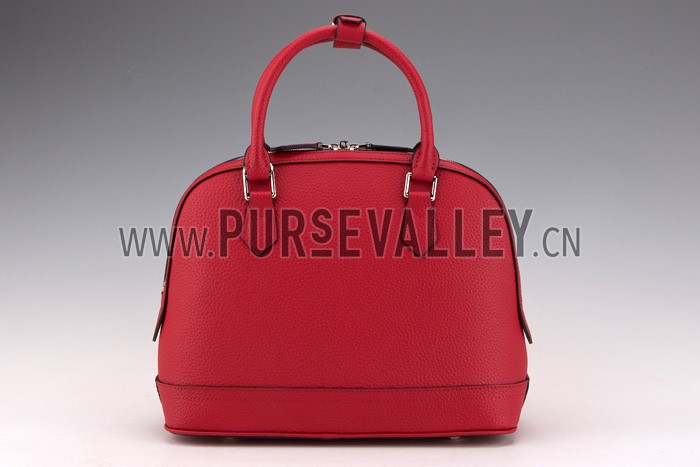 Louis Vuitton Alma in Taurillon Leather Red MM