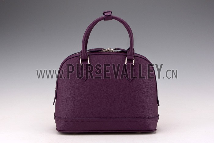 Louis Vuitton Alma in Taurillon Leather Purple MM