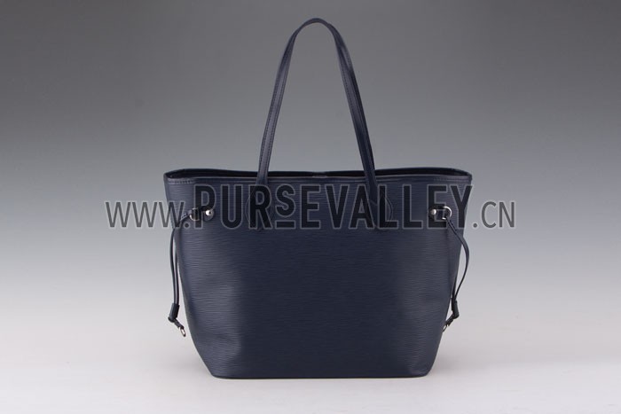 Louis Vuitton Neverfull MM Epi Leather Dark Blue
