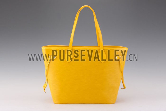 Louis Vuitton Neverfull MM Epi Leather Yellow