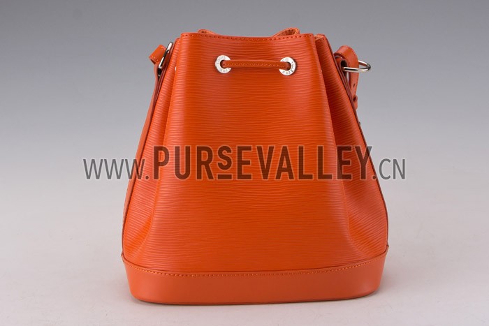 Louis Vuitton Noe BB Epi Orange Drawstring Bag
