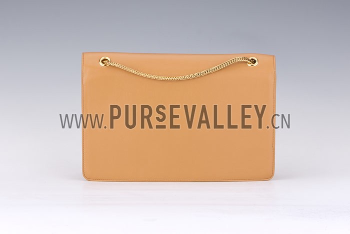 YSL Betty Medium Chain Shoulder Sand