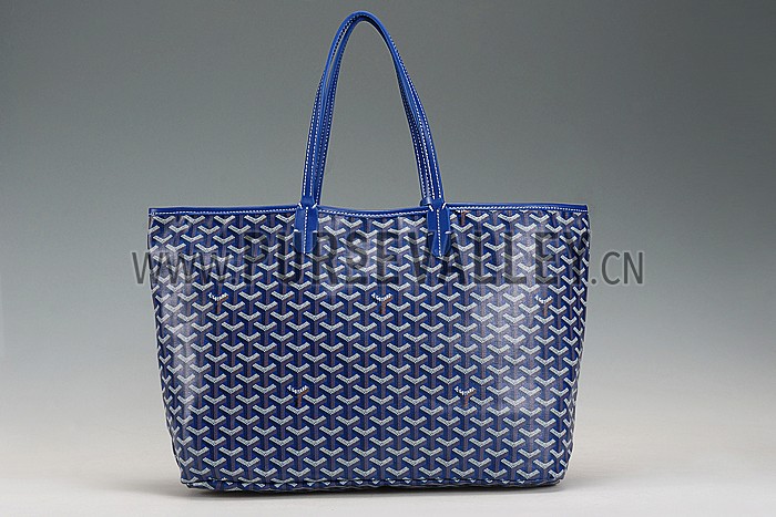 Goyard St Louis Tote Dark Blue 607690