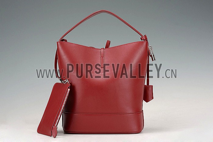 Louis Vuitton New Noe Cuir Nuance Rubis Drawstring Bag 607552