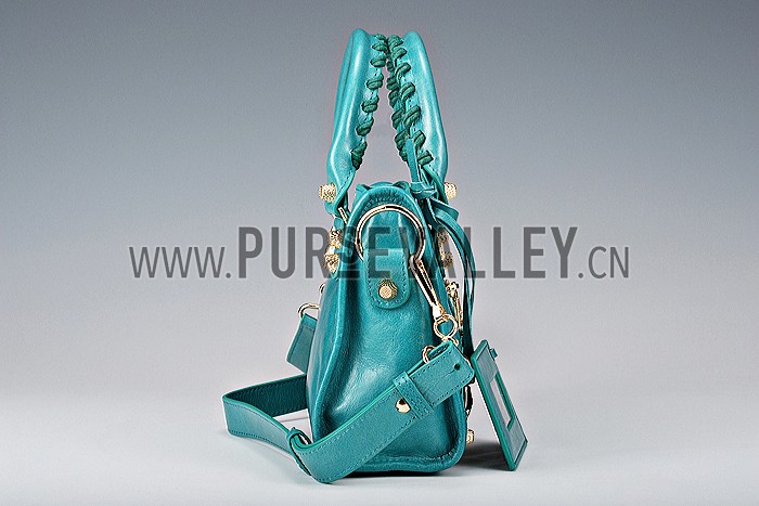 Balenciaga Mini City Bag Bleu Tropical 607844