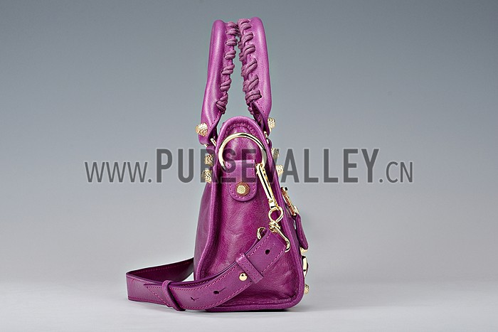 Balenciaga Mini City Bag Magenta 607846