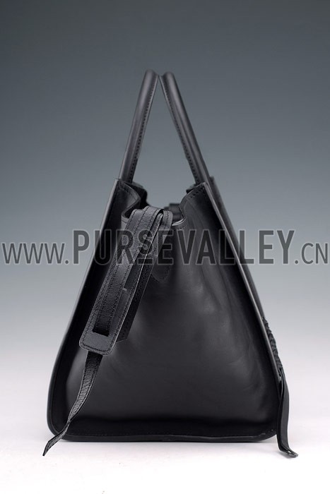 Celine Luggage Phantom Tote Black