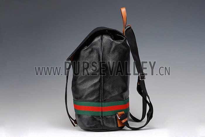 Gucci Web Backpack Black 607927