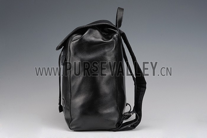 Gucci Leather Backpack Black 607930