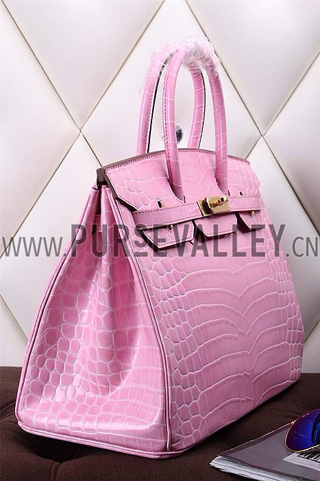 Hermes Birkin 35 Crocodile Pink 608061