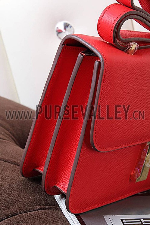 Hermes Constance Elan Red Vermillion 608127