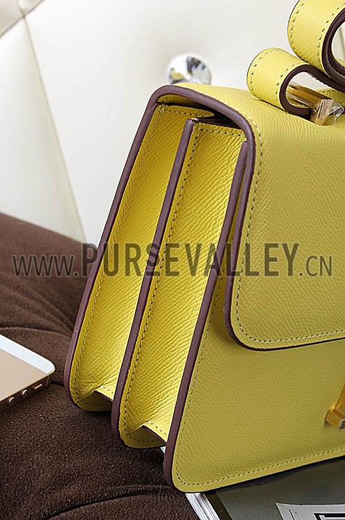 Hermes Constance Elan Yellow 608131
