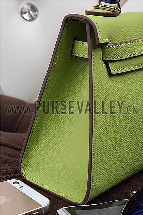 Hermes Kelly Apple Green 608134