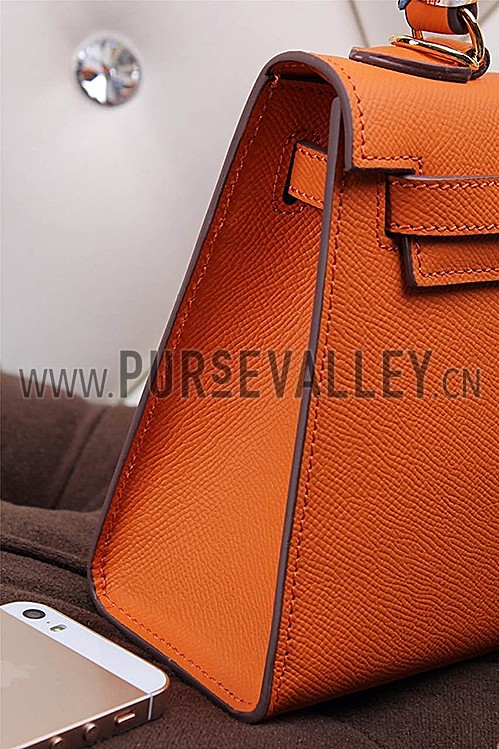 Hermes Kelly Orange 608135