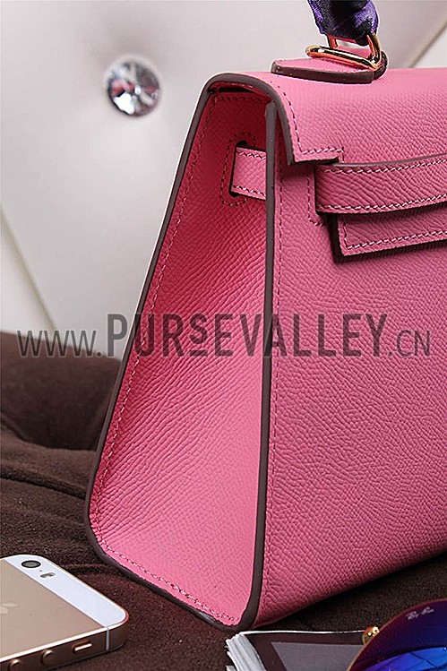 Hermes Kelly Pink 608136