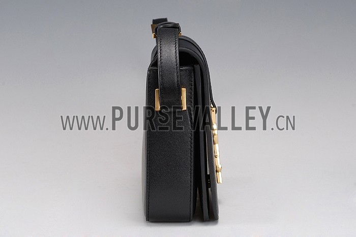 Saint Laurent Universite Flap Bag Black 608208