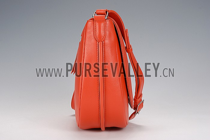 Celine Trotteur Bag Soft Leather Orange 608238