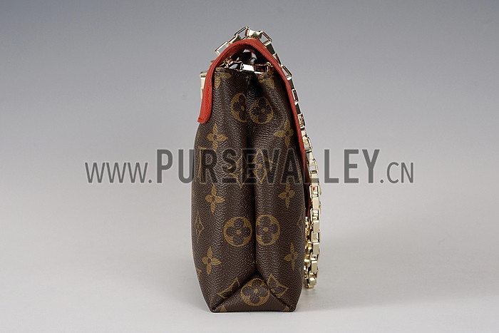 Louis Vuitton Pallas Chain Bag Red 608251