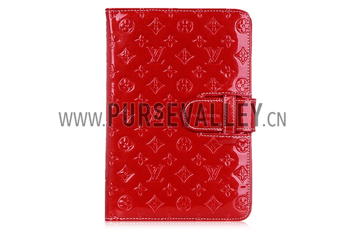 Louis Vuitton Vernis Mini iPad Wallet Case Red