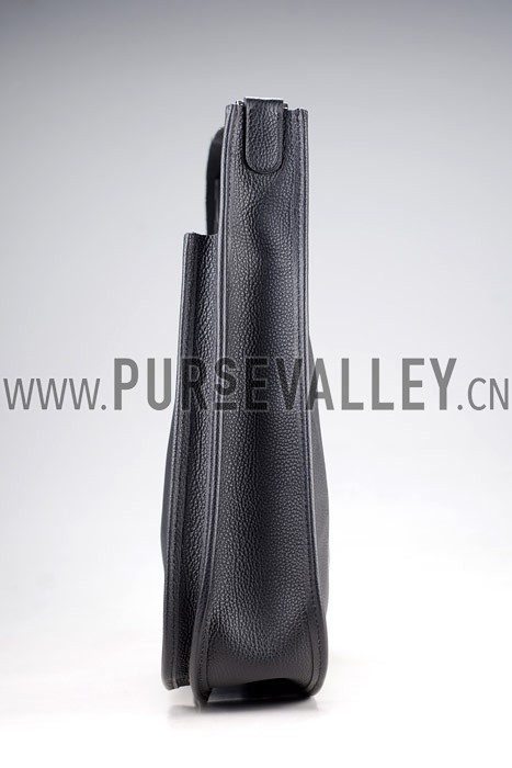 Hermes Black Evelyne Shoulder Bag