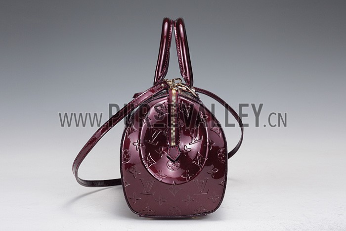 Louis Vuitton Monogram Vernis Montana Plum (Dark Red) 607369