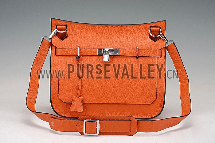 Hermes Jypsiere 31 Orange Bag 607475