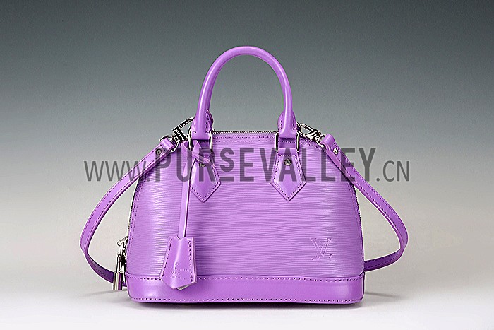 Louis Vuitton Alma BB Purple Epi Leather 607506