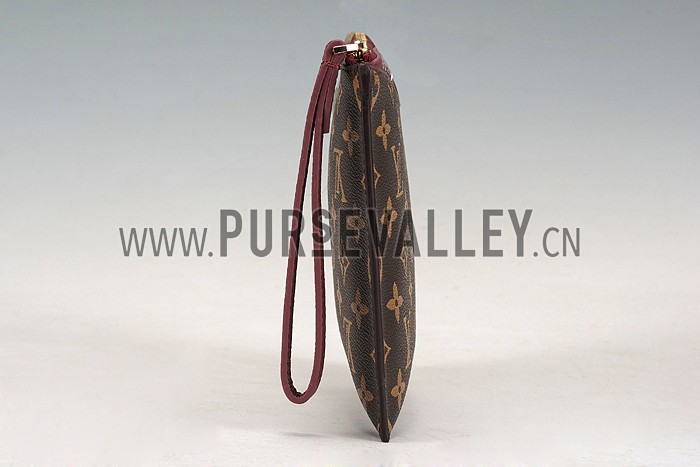 Louis Vuitton Pochette Pallas Monogram Dark Red 607545
