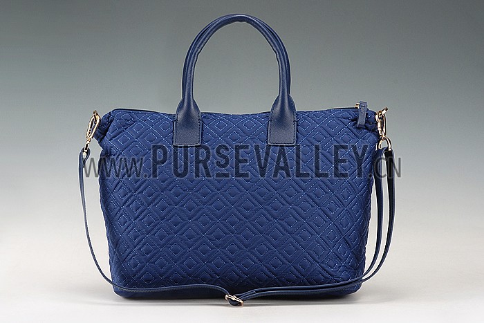 Tory Burch Ariana Satchel Dark Blue 607579