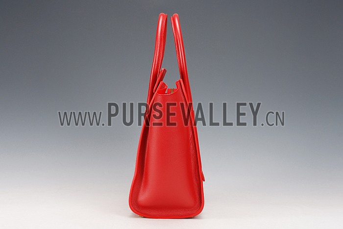 Celine Mini Luggage Red