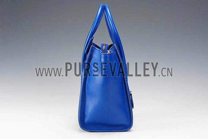 Celine Micro Luggage Blue