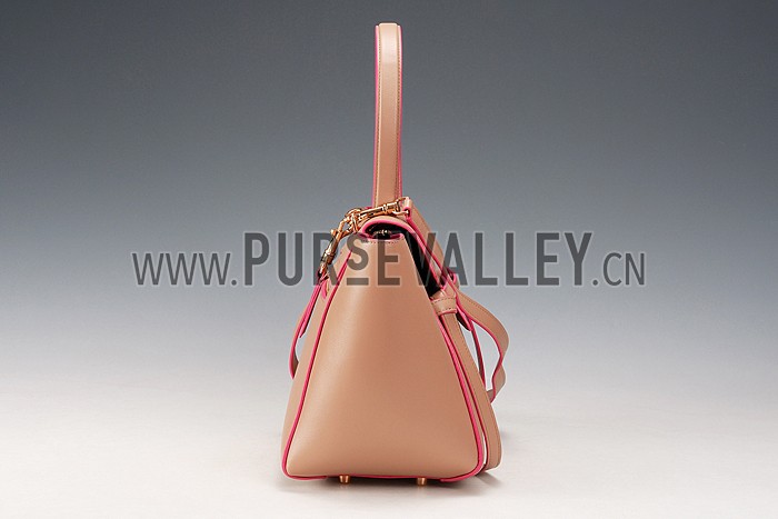 Celine Belt Bag Beige With Pink Trim