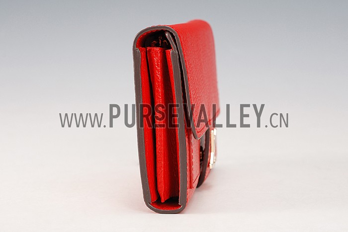 Louis Vuitton Lockme Wallet Red
