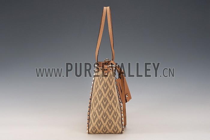 Valentino RockStud Cross Body Tan Bag