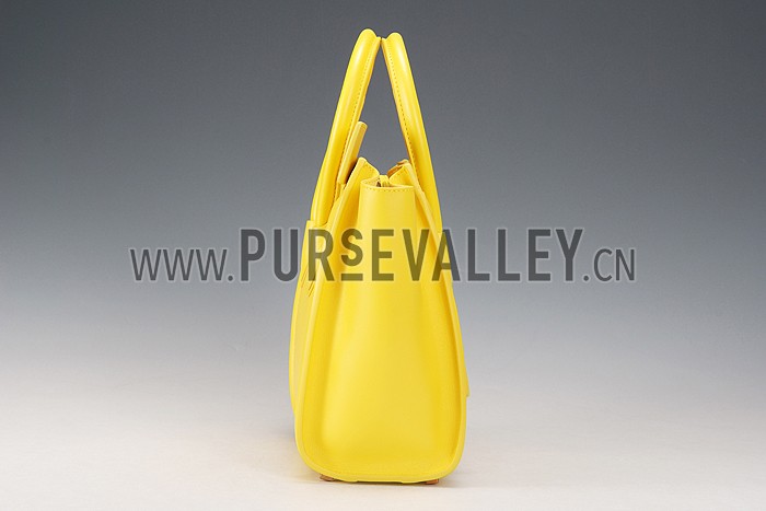Celine Micro Luggage Yellow