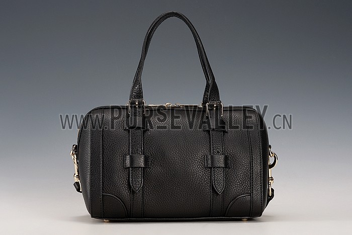 Gucci GG Classic Top Handle Leather Bag Black