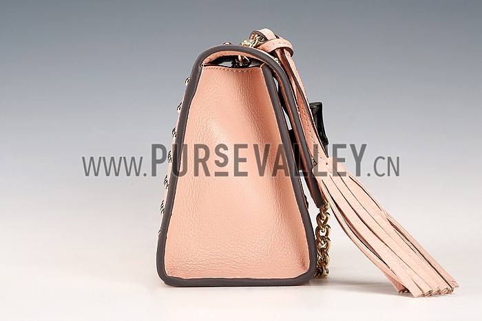 Gucci Miss Bamboo Studded Bag Pink